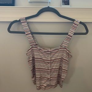 Cropped Stripe Tank